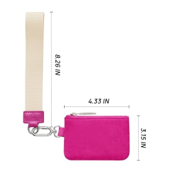 Mum's Memory Stylish Mini Zip Around Wristlet Wallet for Women
