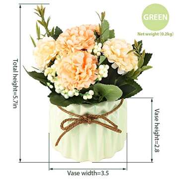 SUPNIU Hydrangea Bouquet for Home or Office Decor
