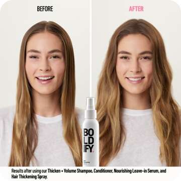 Boldify Hair Thickening Spray for Fuller Hair Volume