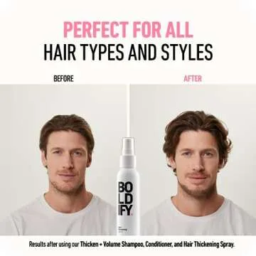 Boldify Hair Thickening Spray for Fuller Hair Volume