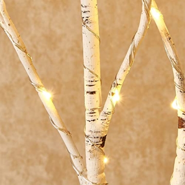 Birchlitland Lighted Birch Branches 32IN 100 LED Timer Battery Operated