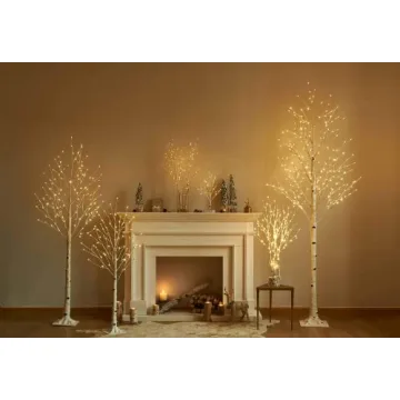 Birchlitland Lighted Birch Branches 32IN 100 LED Timer Battery Operated