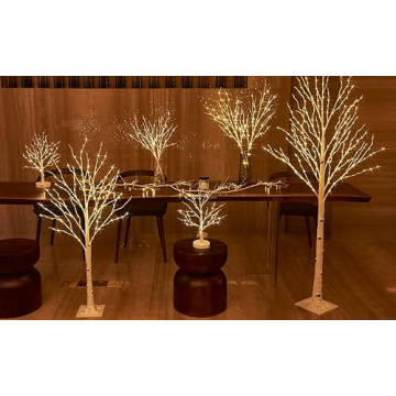Birchlitland Lighted Birch Branches 32IN 100 LED Timer Battery Operated