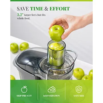 1300W GDOR Juicer for Whole Fruits with Dual Speeds