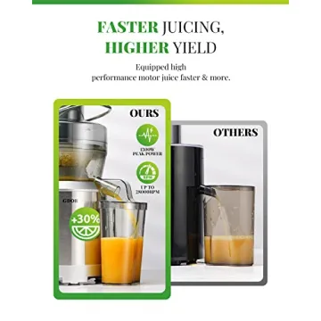 1300W GDOR Juicer for Whole Fruits with Dual Speeds
