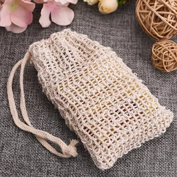 BBTO Eco-Friendly Sisal Soap Bag for Exfoliating