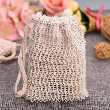 BBTO Eco-Friendly Sisal Soap Bag for Exfoliating