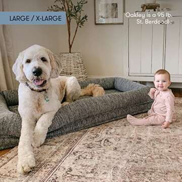 Comfortable Washable Orthopedic Pet Bed for Dogs