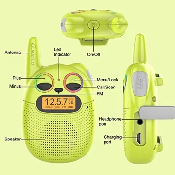 Qniglo Cat Walkie Talkies for Kids 3 Pack - Fun, Functional, and Fabulous!