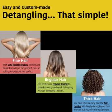 Ultra-Soft Detangler Brush for Wet or Dry Hair