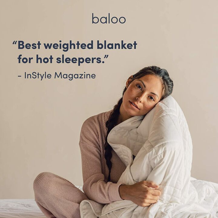 Baloo 25lb Weighted Blanket for Cool Sleep Comfort