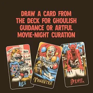 Classic Horror Oracle Deck for Horror Movie Lovers