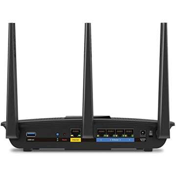 Linksys EA7300 Max-Stream: AC1750 Dual-Band Wi-Fi Router, Gigabit Ethernet Ports, 1,500 square-foot ...
