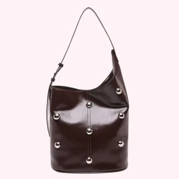 Stylish Lovehomily Rivet Studded Shoulder Bag for Women