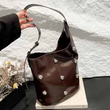 Stylish Lovehomily Rivet Studded Shoulder Bag for Women