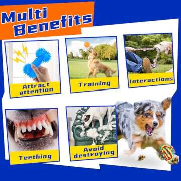 Zeaxuie Luxury Tough Dogs Toys for 5-50lbs Dogs -14 Pack Valued Dog Toys for Small,Medium Breed & Large Breed with Interactive Rope Toys,Squeaky Chew Toys for Teething