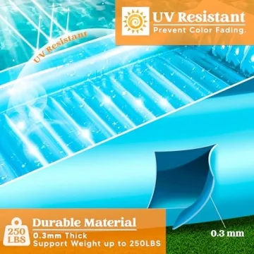 Sloosh XL Inflatable Tanning Pool Float 70" x 46"