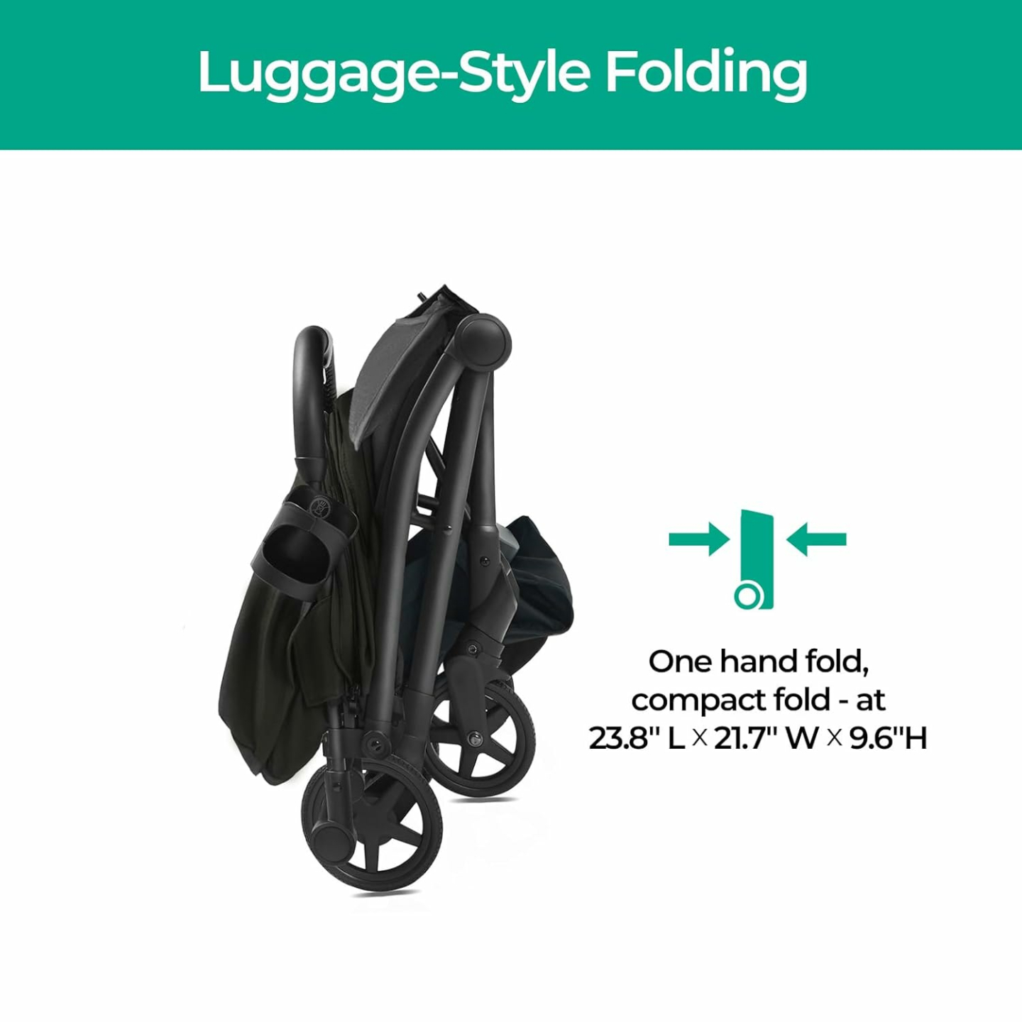 Mompush Lithe Lightweight Travel Stroller