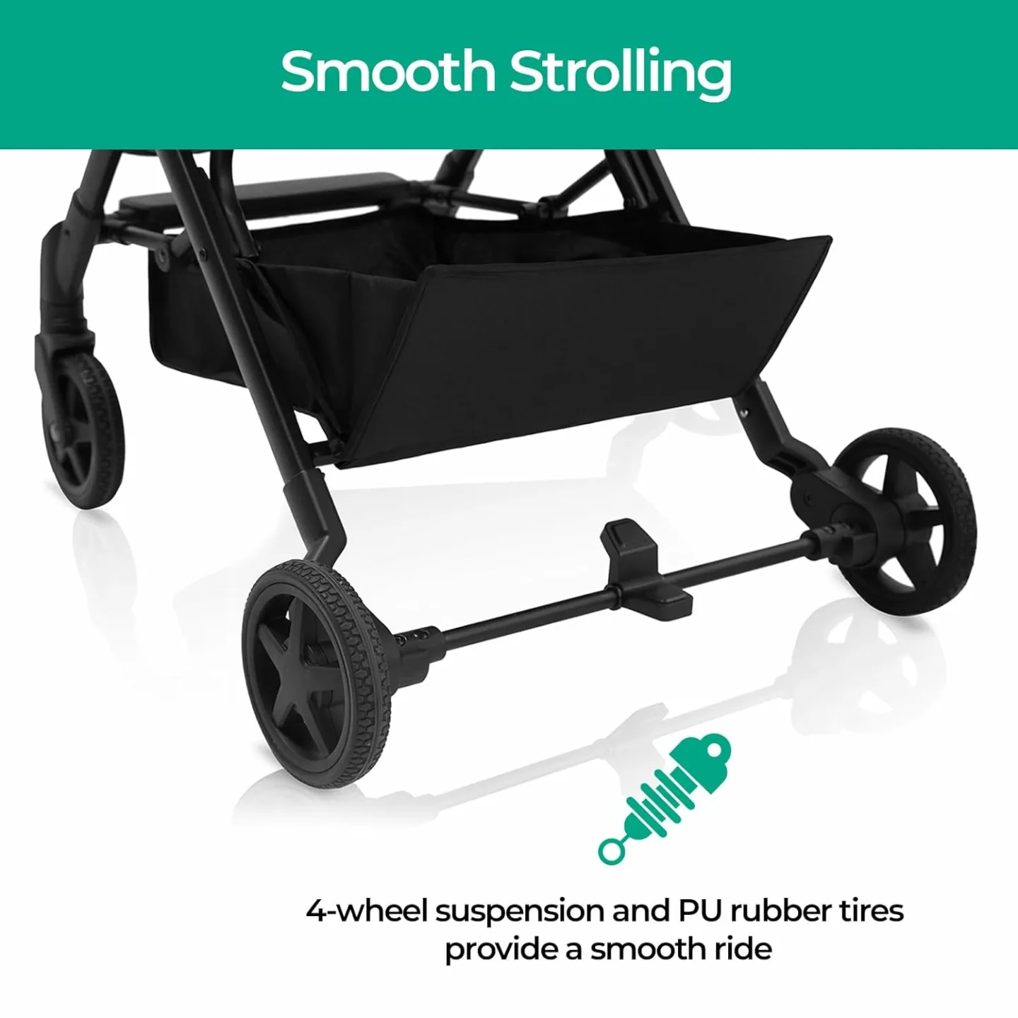 Mompush Lithe Lightweight Travel Stroller