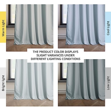 HPD Velvet Room Darkening Curtains 50W x 96L Elegant Design