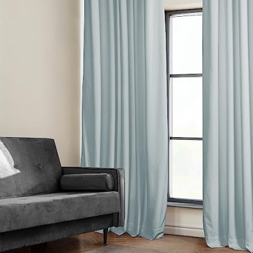HPD Velvet Room Darkening Curtains 50W x 96L Elegant Design