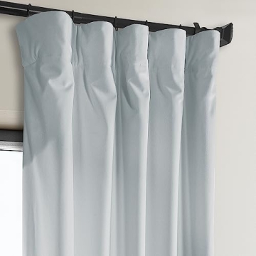 HPD Velvet Room Darkening Curtains 50W x 96L Elegant Design
