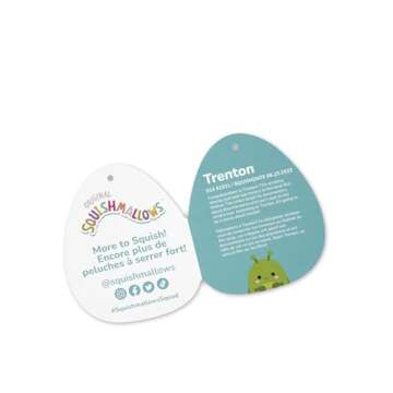 Squishmallows Original 12-Inch Trenton Green Praying Mantis with Sparkle Wings - Official Jazwares Plush