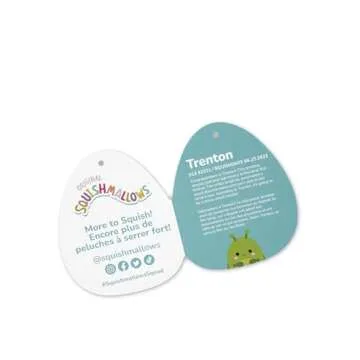 Squishmallows Original 12-Inch Trenton Green Praying Mantis with Sparkle Wings - Official Jazwares Plush