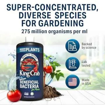 King Crab Instant Compost Tea: Ultra-Concentrated Organic Soil Conditioner for Vibrant Plant Growth!