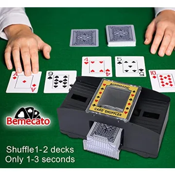 Bemecato Automatic Card Shuffler for Effortless Game Nights