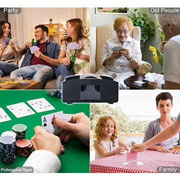 Bemecato Automatic Card Shuffler for Effortless Game Nights