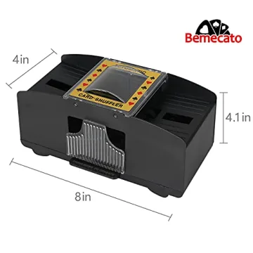 Bemecato Automatic Card Shuffler for Effortless Game Nights