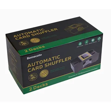 Bemecato Automatic Card Shuffler for Effortless Game Nights