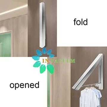 IN VACUUM Retractable Wall Mounted Clothes Drying Rack