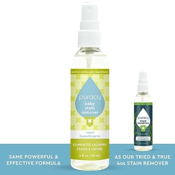 Puracy Stain Remover - Natural Spray for Tough Stains