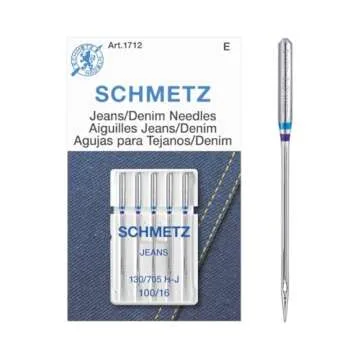 Jean & Denim Machine Needles Size 16/100 - 5 Pack
