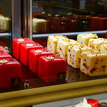 JOERSH Cube Cake Silicone Mold for Effortless Baking