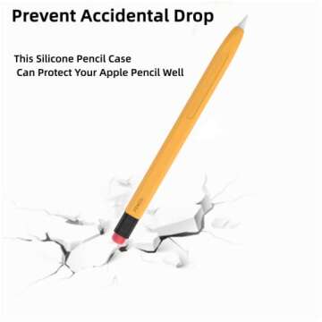 LOVE MEI Case for Apple Pencil Silicone 1ST Gen Dual Color Silicone Sleeve Protective Case,Roll-Off Prevention Perfect Comfortable Silicone Feel,Compatible for Apple Pencil 1ST Generation (Sky Blue)