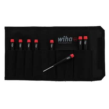 Wiha 26799 8-Piece Torx Screwdriver Set - Ergonomic & Precision Tools for Professionals