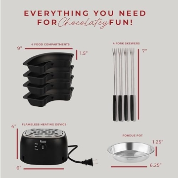 Kusini Fondue Set & S'mores Maker - Perfect Party Treats
