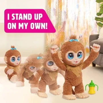 Interactive furReal Peanut Monkey Toy for Kids Ages 4 and Up