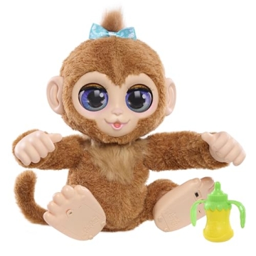 Interactive furReal Peanut Monkey Toy for Kids Ages 4 and Up