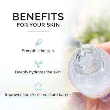 Vitamins and Sea Beauty Sea Lavender and Bakuchiol Serum, Anti-Aging Firming and Smoothing Collagen Boosting Face Serum for Fine Lines and Wrinkles, Sagging Skin, 2 Fl Oz