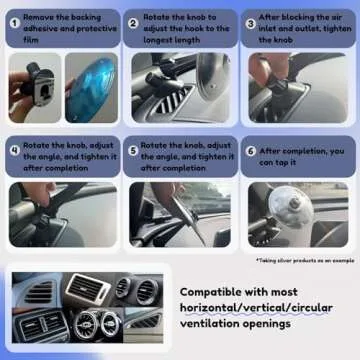 Car Drum Cymbal Air Vent Gadget for Drivers & Drummers