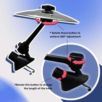 Car Drum Cymbal Air Vent Gadget for Drivers & Drummers