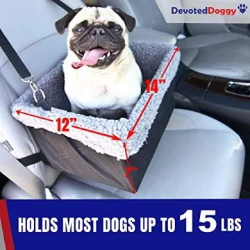 Devoted Doggy Car Seat for Small Dogs: Safe & Cozy