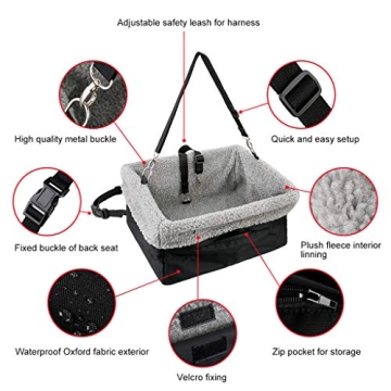 Devoted Doggy Car Seat for Small Dogs: Safe & Cozy