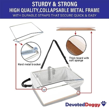 Devoted Doggy Car Seat for Small Dogs: Safe & Cozy