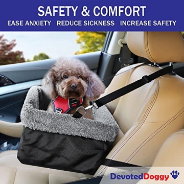 Devoted Doggy Car Seat for Small Dogs: Safe & Cozy