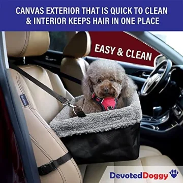 Devoted Doggy Car Seat for Small Dogs: Safe & Cozy